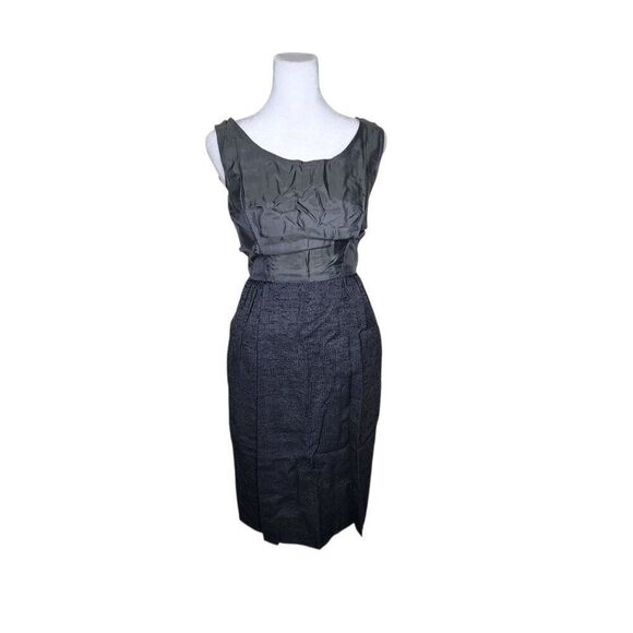Vintage 50s De Pinna 3 Pce Suit Dress Womens S Gray Boucle - Picture 2 of 16